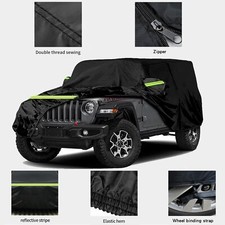2 Door Waterproof Car Cover For Jeep Wrangler Cj Yj Tj Dust Uv Rain Protection 2 Door Waterproof Car Cover For Jeep Wrangler Cj Yj Tj Dust Uv Rain Protection