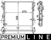 Mahle Cr 1937 000P KüHler, MotorküHlung FüR Jaguar