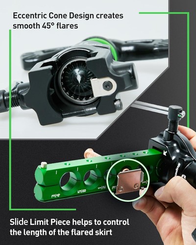 Precision 45° Eccentric Cone Flaring Tool for HVAC Copper & Aluminum Pipes - Picture 5 of 9