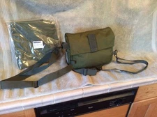 USGI Pair Gas Mask Survival Utility Prepper Carry Bag W/ Shoulder Strap