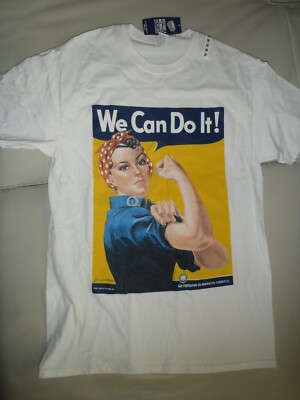 We Can Do It  Rosie Riveter Graphic T Shirt Size M