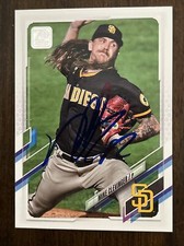MIKE CLEVINGER Signed 2021 Topps Baseball Card #265 SD Padres CHI White Sox AUTO