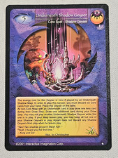 Magi Nation Duel - Underneath Shadow Geyser - Core Spell - Dream's End 2001 Rare