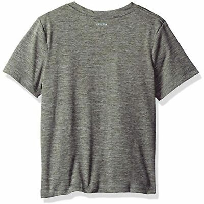 adidas Boys' Big Kids Short Sleeve Logo Tee T-Shirt, Dark