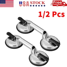 1/2Pack Double Suction Cup Dent Puller Glass Handle Repair Tool To Lift Large Gl