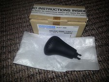 97-01 Honda Prelude Genuine Automatic Optional Black Stiched Leather Shift Knob