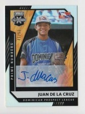 Juan De La Cruz 2021 PANINI ELITE EXTRA EDITION PRIME NUMBERS ROOKIE AUTO /53