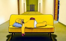 Anime cartoons the simpsons homer humor Custom Gaming Mat Desk