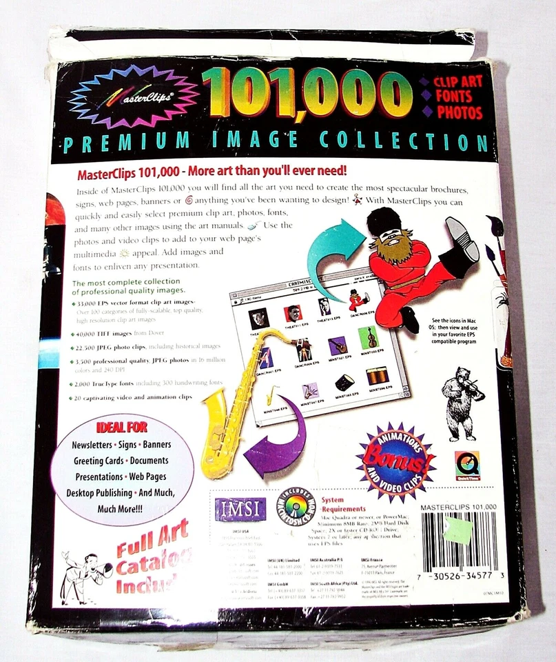 MasterClips 101,000 Premium Image Collection- Clip Art, Photos, Fonts w/14 CD's - Image 3 of 4
