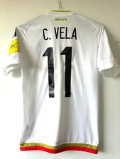 MEXICO AWAY SHIRT 2015-2017 MATCH ISSUE CARLOS VELA #11 SIZE: (4) ADIDAS