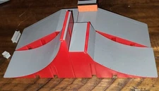 Tech Deck Spin Master Set Of 4 Fingerboard ramps  Red/gray