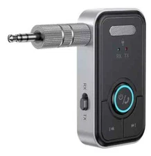 Bluetooth 5.3 2-in-1 Transmitter Receiver AUX Adapter Wireless for Car TV Speake