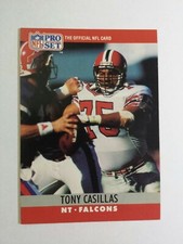 TONY CASILLAS 1990 PRO SET FOOTBALL CARD # 31 C7313