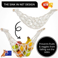 2 Styles Fruit Hammock Net Shelf Storage Hanging Basket Dormitory Home KitcheKP
