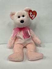 Ty Original Beanie Babies  MOM-e  2004  Pink Bear  TY Store Exclusive  4438