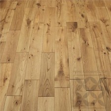 Sample: Engineered Wood Oak Flooring - Brushed UV Oiled - 15 x 3 x 127mm Click