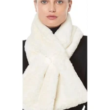 Apparis Women's Bambi Faux Fur Pull-Through Scarf Winter Neck Warmer