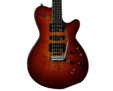 Godin Xtsa Electric Guitar - Light Burst Flame - Used