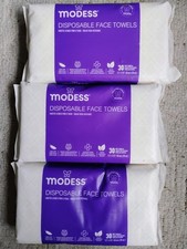 Modess Disposable Face Towels 30 Count Ultra Soft 3 packs