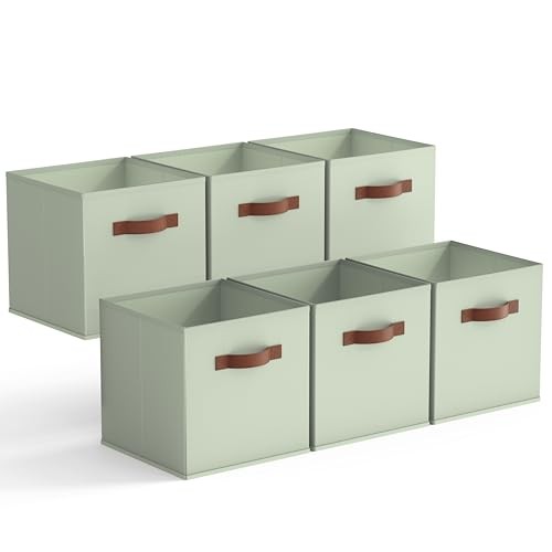 GRANNY SAYS Cube Storage Boxes, Pack of 6  Assorted colors , sizes 