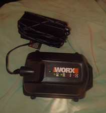 WORX 20V MAX Lithium Power Tool Battery Charger, Black, 20 V