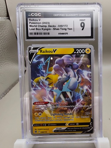 Raikou V graded CGC 9 for sale on eBay