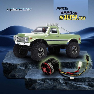 HobbyPlus CR18P EVO 2 Convoy Medium Olive Green With FURITEK MINI KOMODO UNITY 2