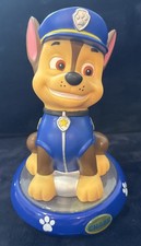 Paw Patrol Chase Bedside Table Light Glows Night Light Police Dog