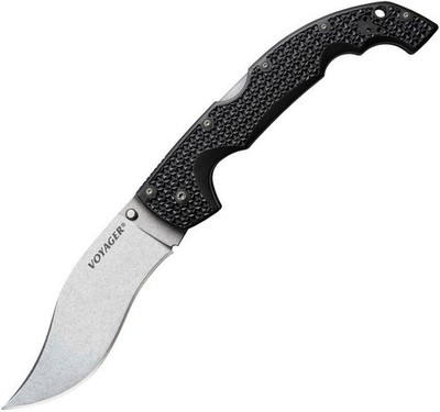 Cold Steel Voyager Black Tactical EDC Hunting Pocket Folding Knife - 29AXV