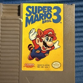 Super Mario Bros. 3 Game Cartridge Nintendo NES, 1990
