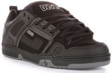 Dvs Comanche High Impact Midsole Nubuck Lace Up Mens Trainer In Black US 7 - 13