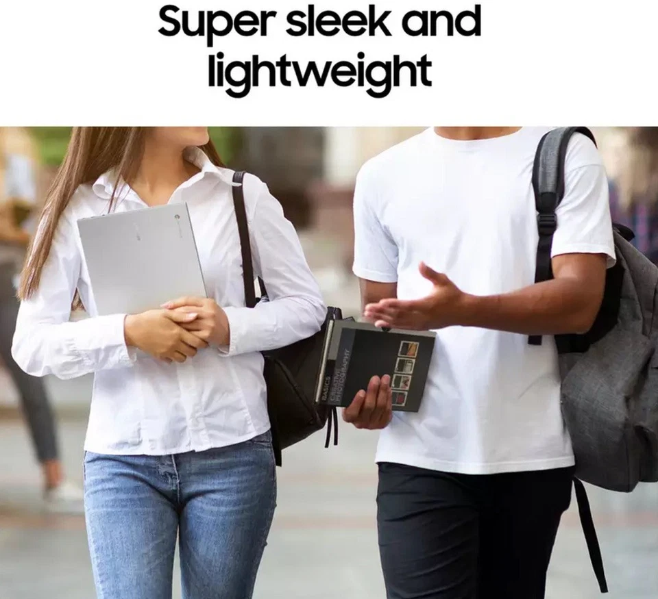 Samsung Chromebook Laptop 11.6 Inch Intel Celeron 4GB RAM 64GB eMMC Silver - Image 4 of 4