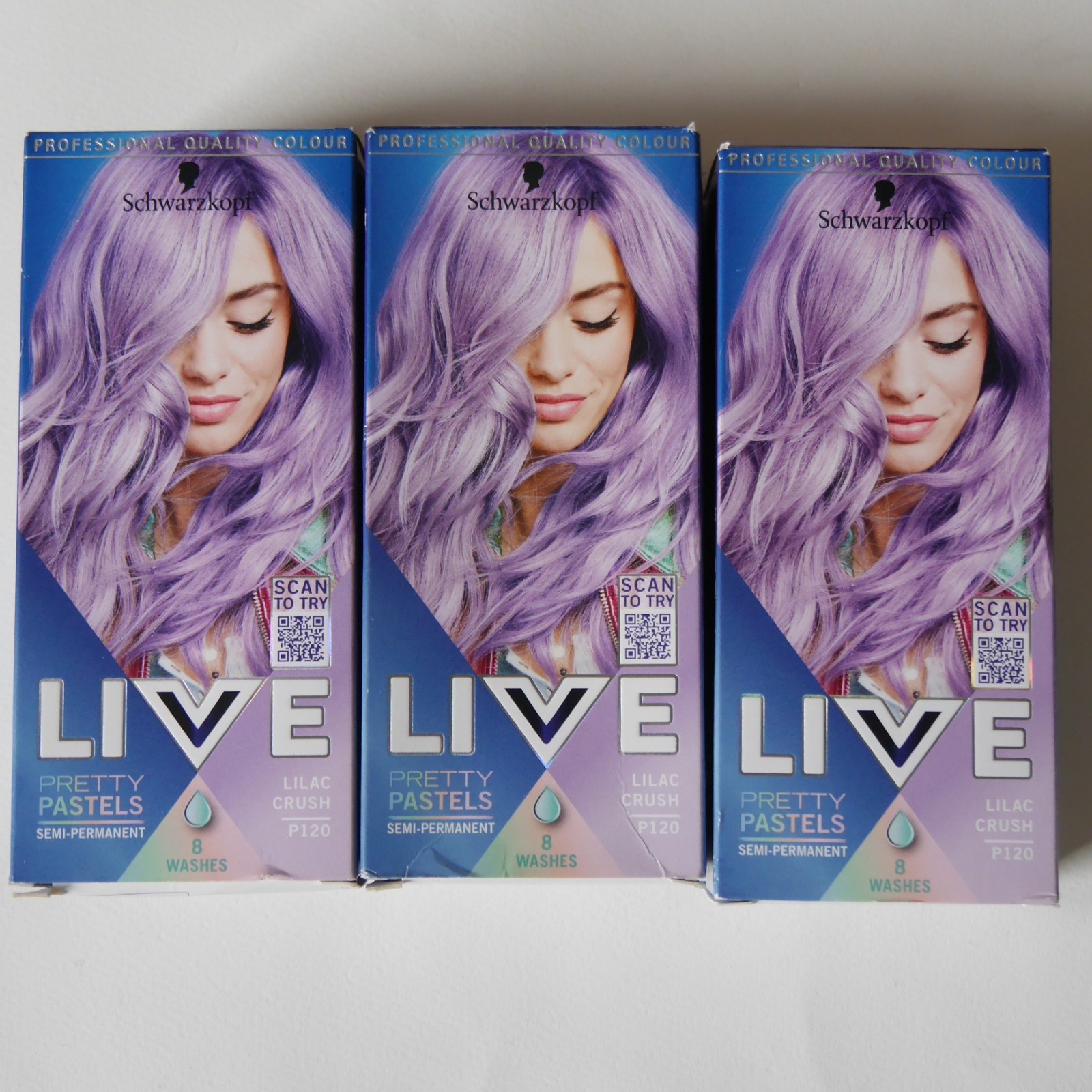 Schwarzkopf Live Ultra Brights Semi-Permanent Hair Dye, P120 Lilac Crush X3 - Image 9