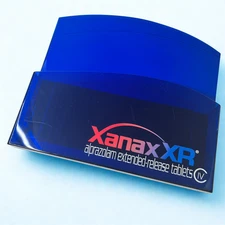 Xanax File Holder Pocket Magnetic Large Drug Rep Promotional Pharma Marketing