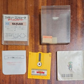 The Legend of Zelda Disk with box theory sticker Famicom Nintendo Nintendo