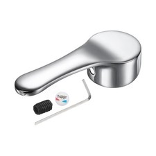 Zinc Alloy Lever Faucet Handle Replacement Kit for 35mm Cartridge, Goose Neck