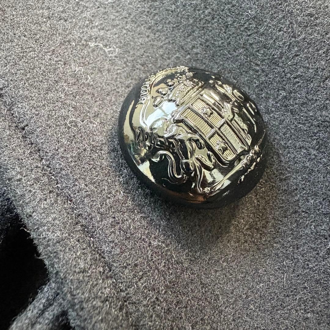 Burberry Collarless Long Coat Black Wool With Liner Nova Check Size 42 For Women thumbnail 22