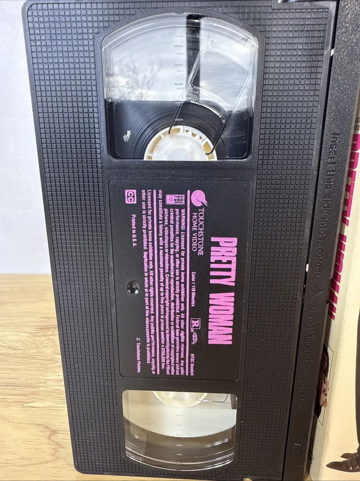Pretty Woman (VHS, 1990) Richard Gere Julia Roberts Foto 3 de 4
