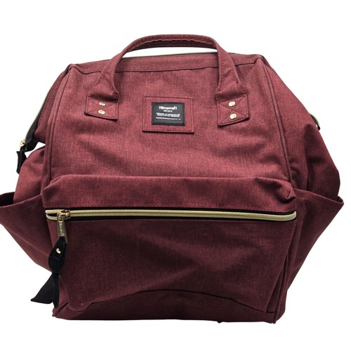 Himawari Red Laptop Backpack Women Travel Bag Water Bottle Pockets School Work