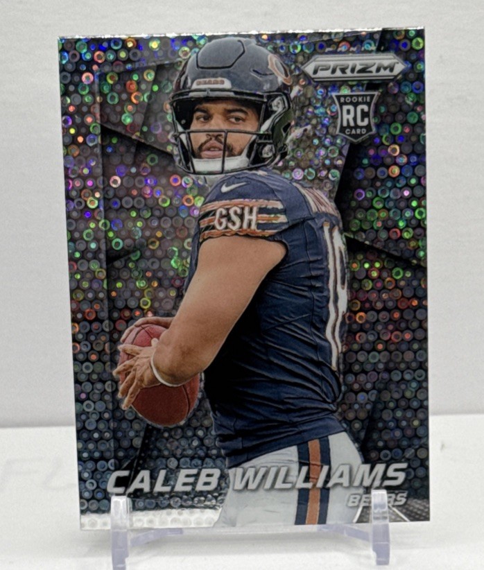 2024 Panini Prizm - Prizm Flashback Rookie Caleb Williams #1 No Huddle Prizm...