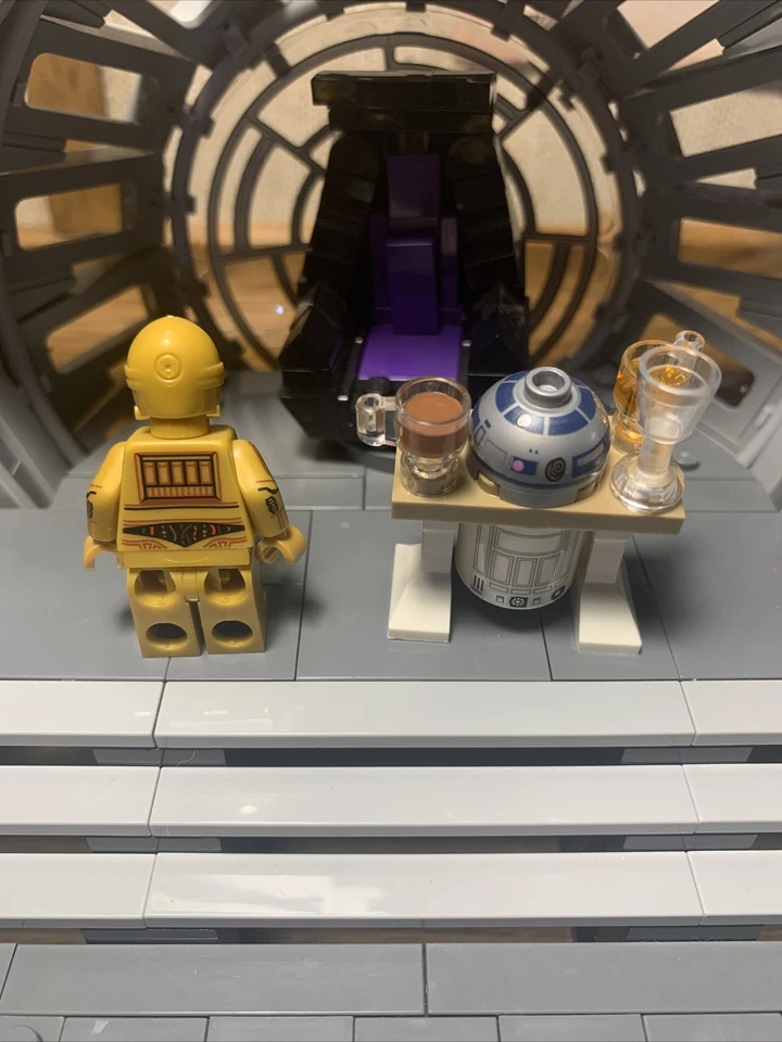 C-3PO & R2-D2 w/ drink server LEGO Star Wars 75397 UCS Jabba's Sail Barge (b3) - Image 2 of 2