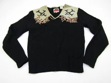 VTG Miller Outerwear Sweater Womens Medium Beaded Fringe Boho Suede Western