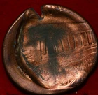 Uncirculated Huge Brockage Error Lincoln Cent