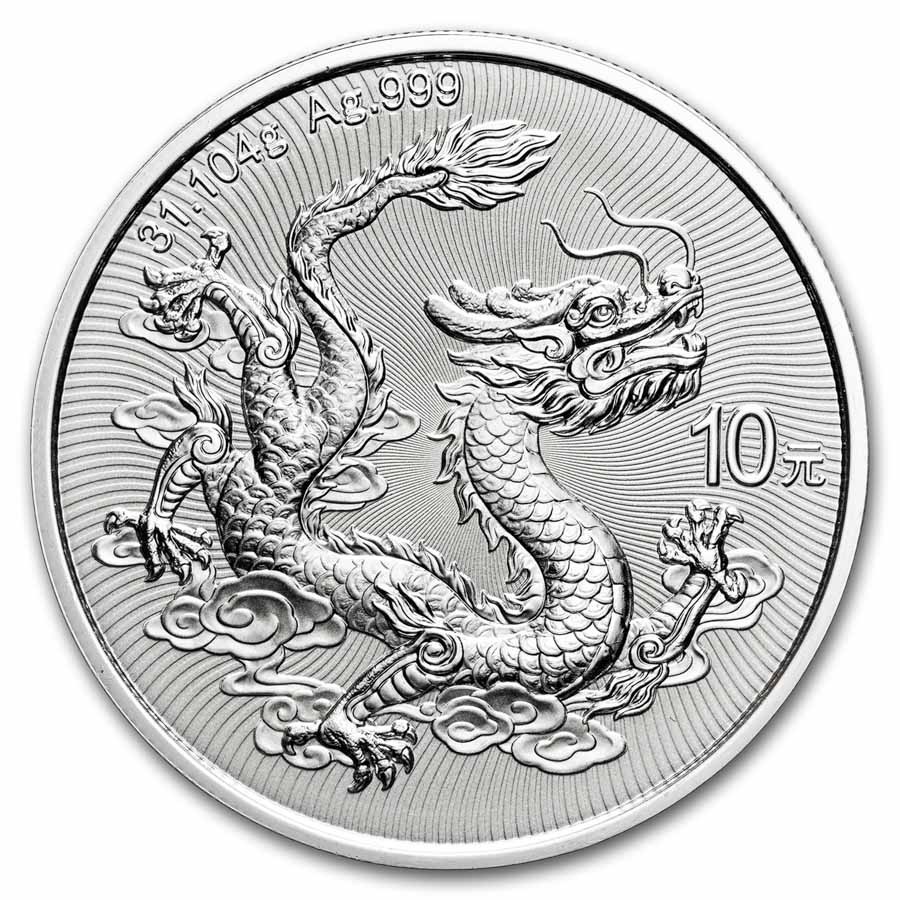 2025 China 1 oz Silver Dragon BU | eBay