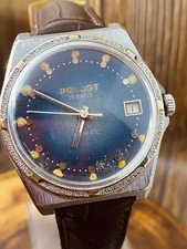POLJOT 23JEWELS AUTOMATIC VINTAGE SOVIET RUSSIAN MECHANICAL WHATCH #8399