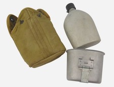 Gourde US 1944, complète - British Made - US ARMY WW2 ( objet original )