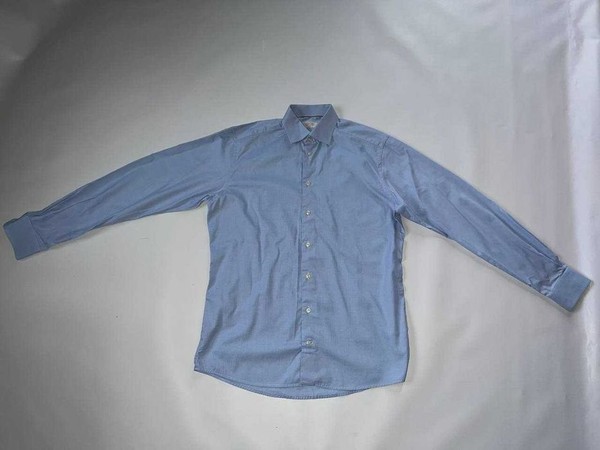 Men Eton Shirt Navy 42