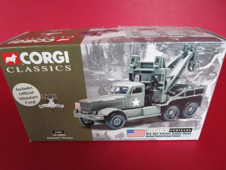 Corgi 55601 US Army Diamond T Wrecker Limited Edition Truck - New in Box - Image 2 of 4