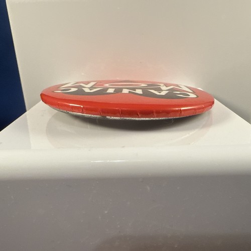 Rare “Caniac Mom" Carolina Hurricanes 2 1/2 Inch Button Pin - Picture 4 of 4