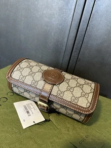 Étui de voyage pour montre Gucci en cuir
